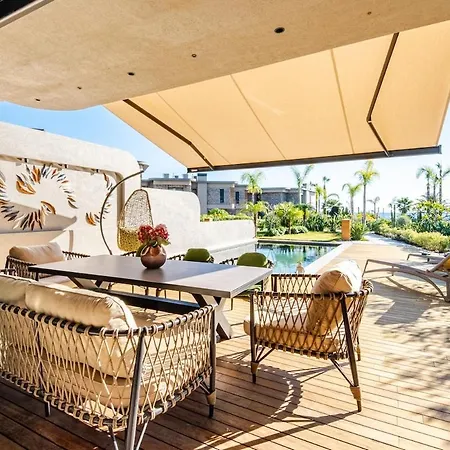Stylish Beachfront With Pool Gym Sauna Seaview فيلة *